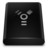 Black Drive Firewire Icon